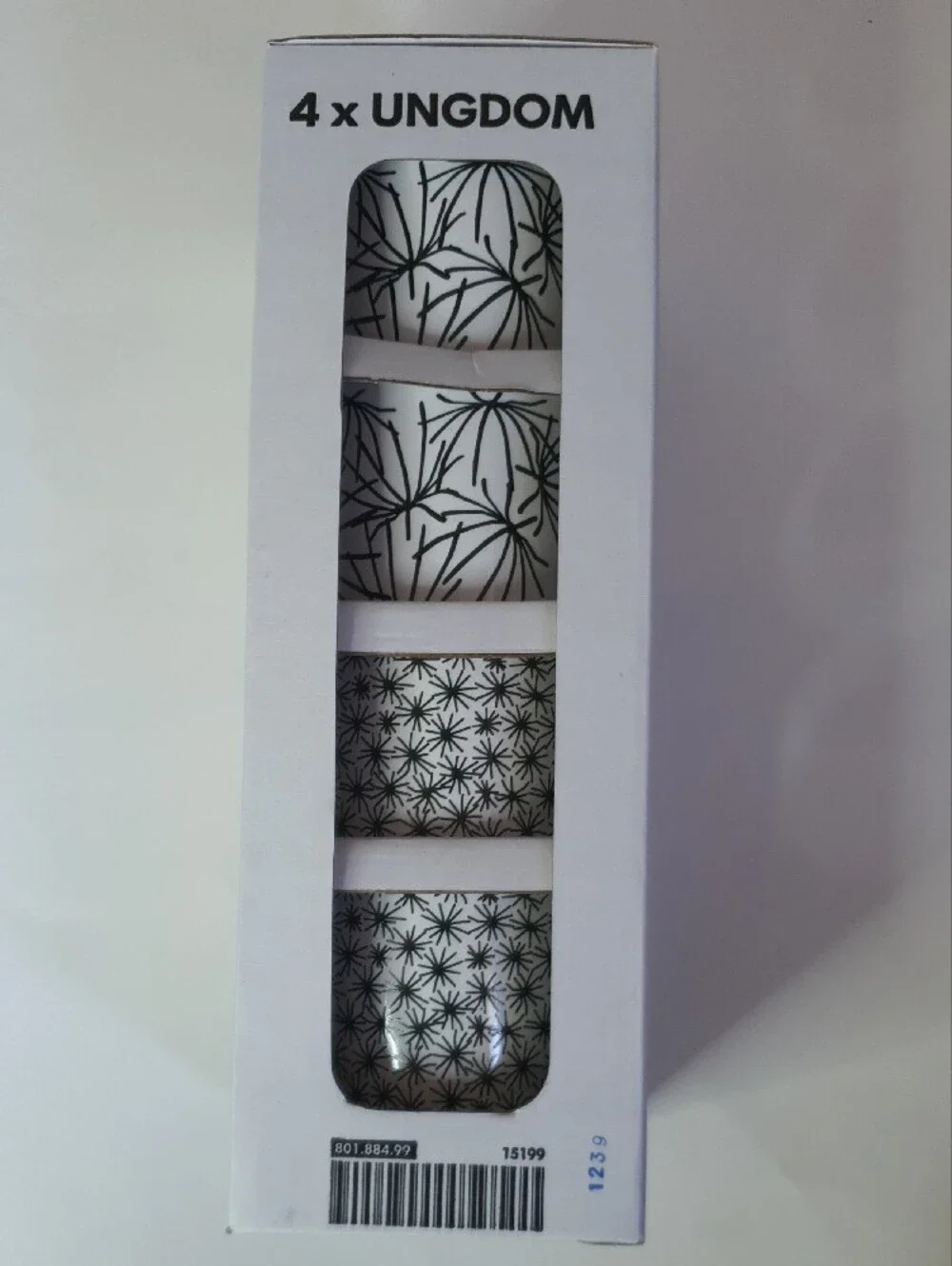 Ikea Ungdom Cups / Mugs Set of 4 + Free Gift